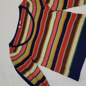 Moth cashmere wool striped sweater sz small